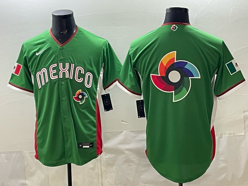 Men 2026 World Cub USA blank green Nike MLB Jersey 005